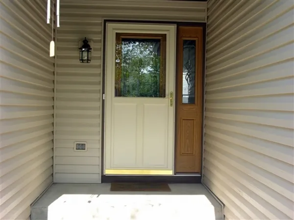 Front entry door replacement elmhurst — completed home improvement project by Durabuilt Home Improvements in the Elmhurst, Illinois area