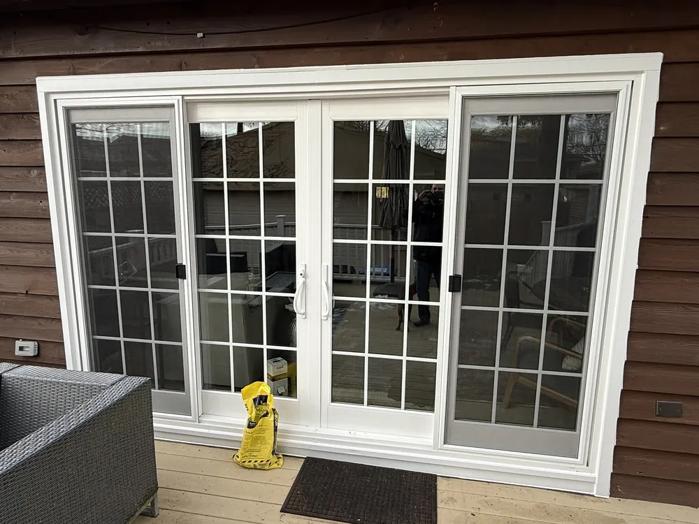 Patio door replacement elmhurst after — completed home improvement project by Durabuilt Home Improvements in the Elmhurst, Illinois area