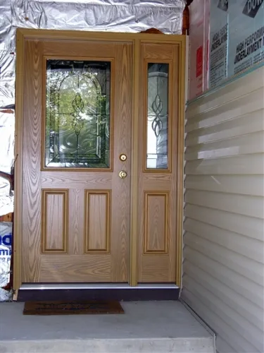 Entry door installation elmhurst progress — completed home improvement project by Durabuilt Home Improvements in the Elmhurst, Illinois area